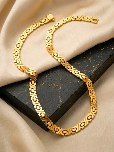18k 750 gelbgold halskette - gelbgold,