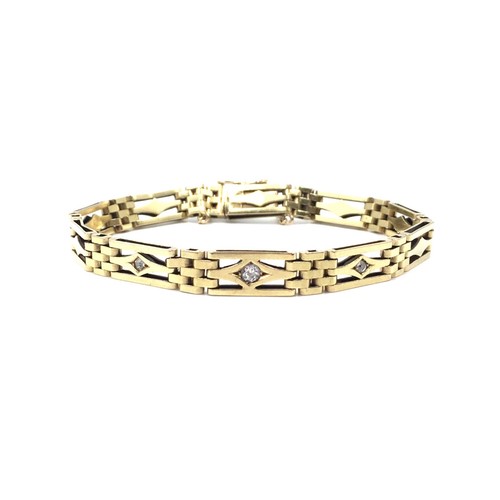 14kt gelbgold armband - 14kt,