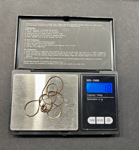 Feine goldfarbene halskette - feine,