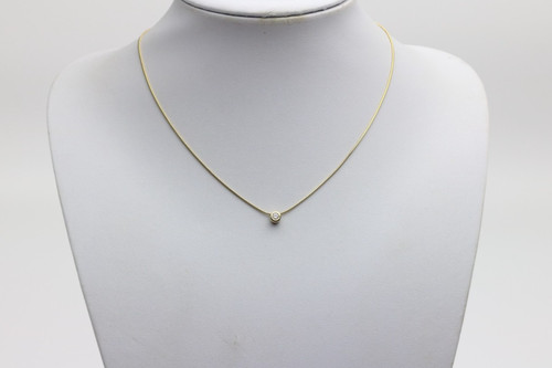 Goldkette mit diamantanhänger - mit,