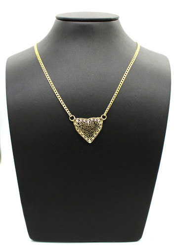 416 gelbgold collier herz - gelbgold, 10