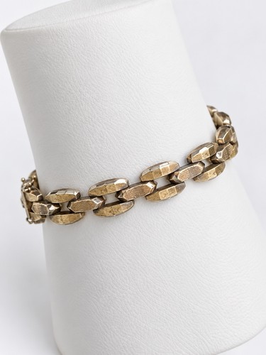 333 gold gliederarmband - 333, ca