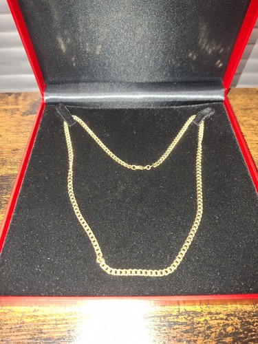 Panzerkette gold 585 gebraucht - gold,