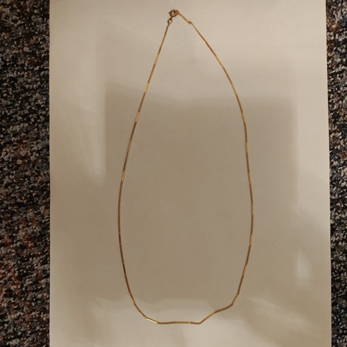 Halskette gelbgold 750 - 56,