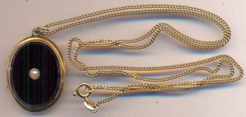 Gold kette mit anhänger - ,