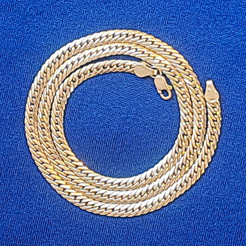 Karat gelbgold panzerkette - 18,
