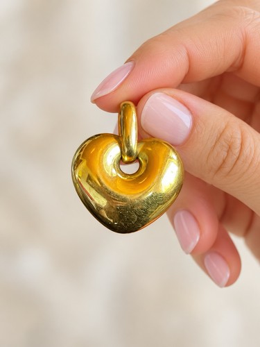Herz anhänger kette 750 gold - herz,