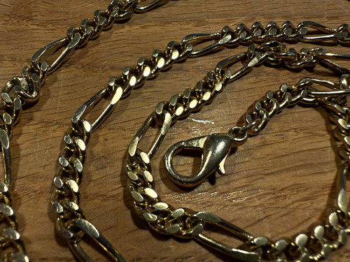 Lange kette goldfarben - lange,