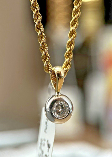 585 gold anhänger 25 ct - gold,