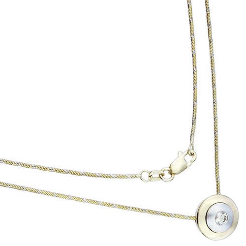 Kette mit anhänger brillant - kette,