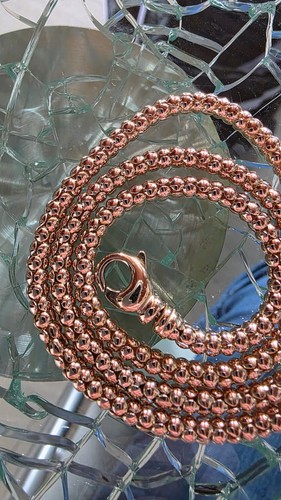 Himbeerkette 585 gelbgold 7 - himbeerkette,